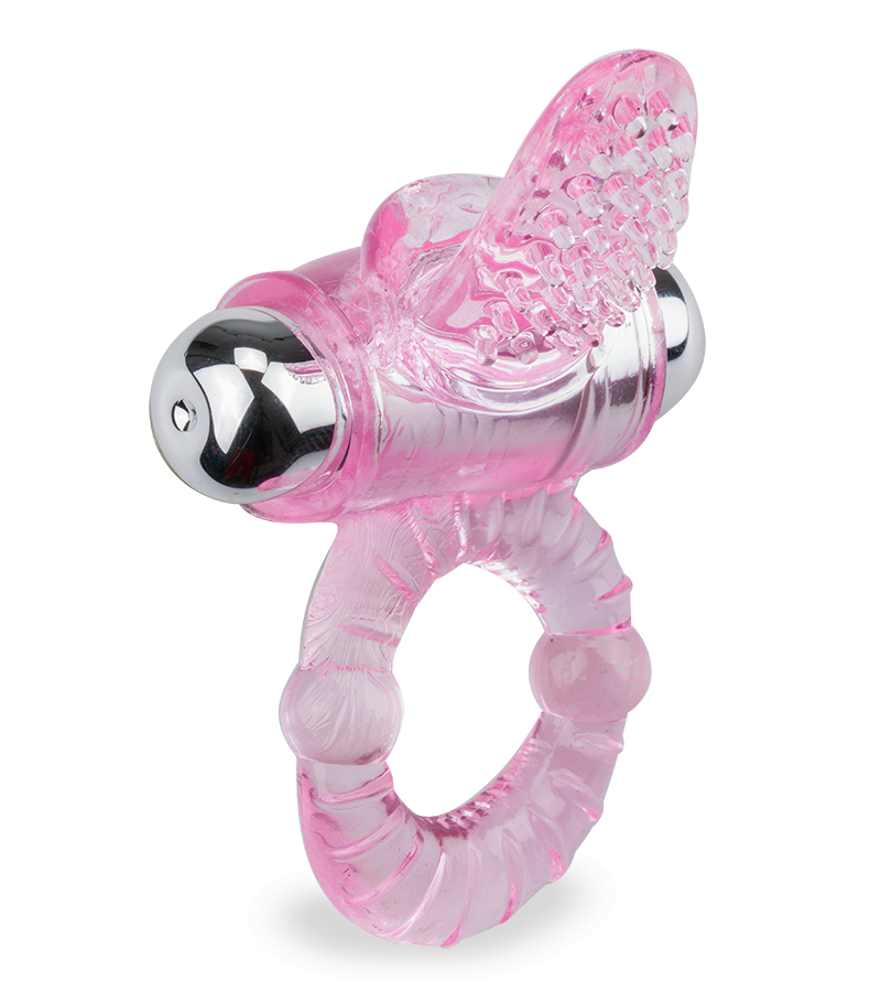 Cockring Vibrant En Silicone Pour Couples Avec Imitation De Langue Et Oeuf  Vibrant